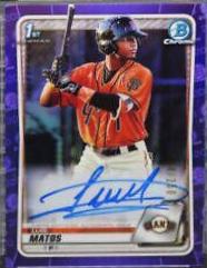 Luis Matos [Purple Refractor] #CPA-LM