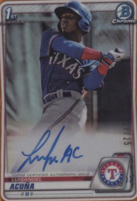 Luisangel Acuna [Orange Refractor] #CPA-LA