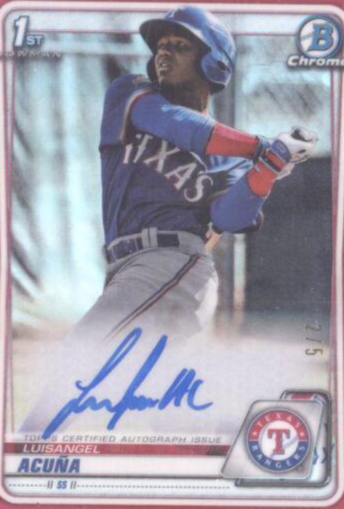 Luisangel Acuna [Red Refractor] #CPA-LA