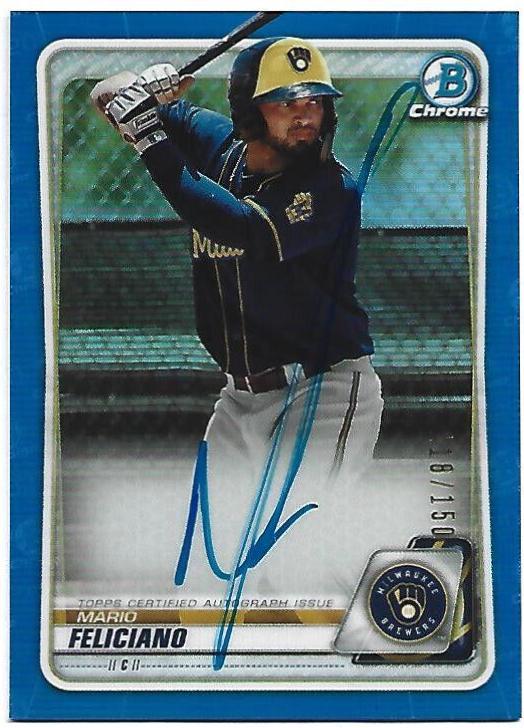 Mario Feliciano [Blue Refractor] #CPA-MF