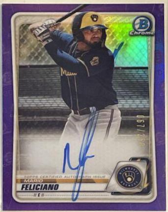 Mario Feliciano [Purple Refractor] #CPA-MF