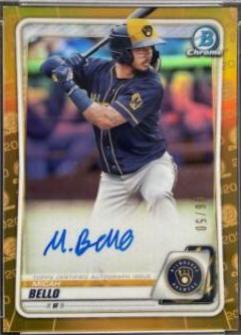 Micah Bello [Gold Refractor] #CPA-MB