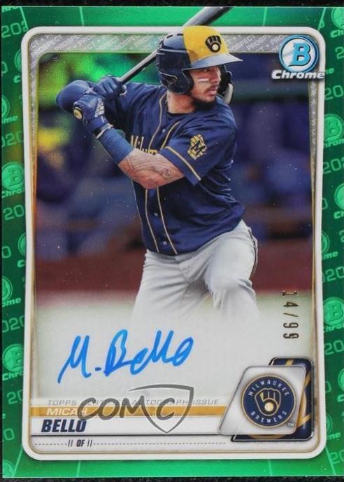 Micah Bello [Green Refractor] #CPA-MB
