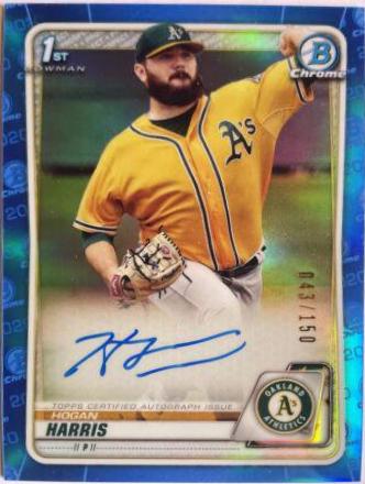 Michael Harris [Blue Refractor] #CPA-MH