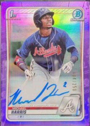 Michael Harris [Purple Refractor] #CPA-MH