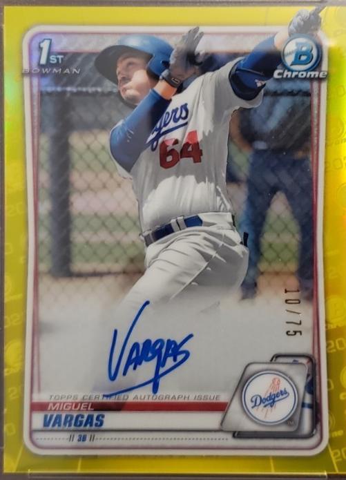 Miguel Vargas [Yellow Refractor] #CPA-MV