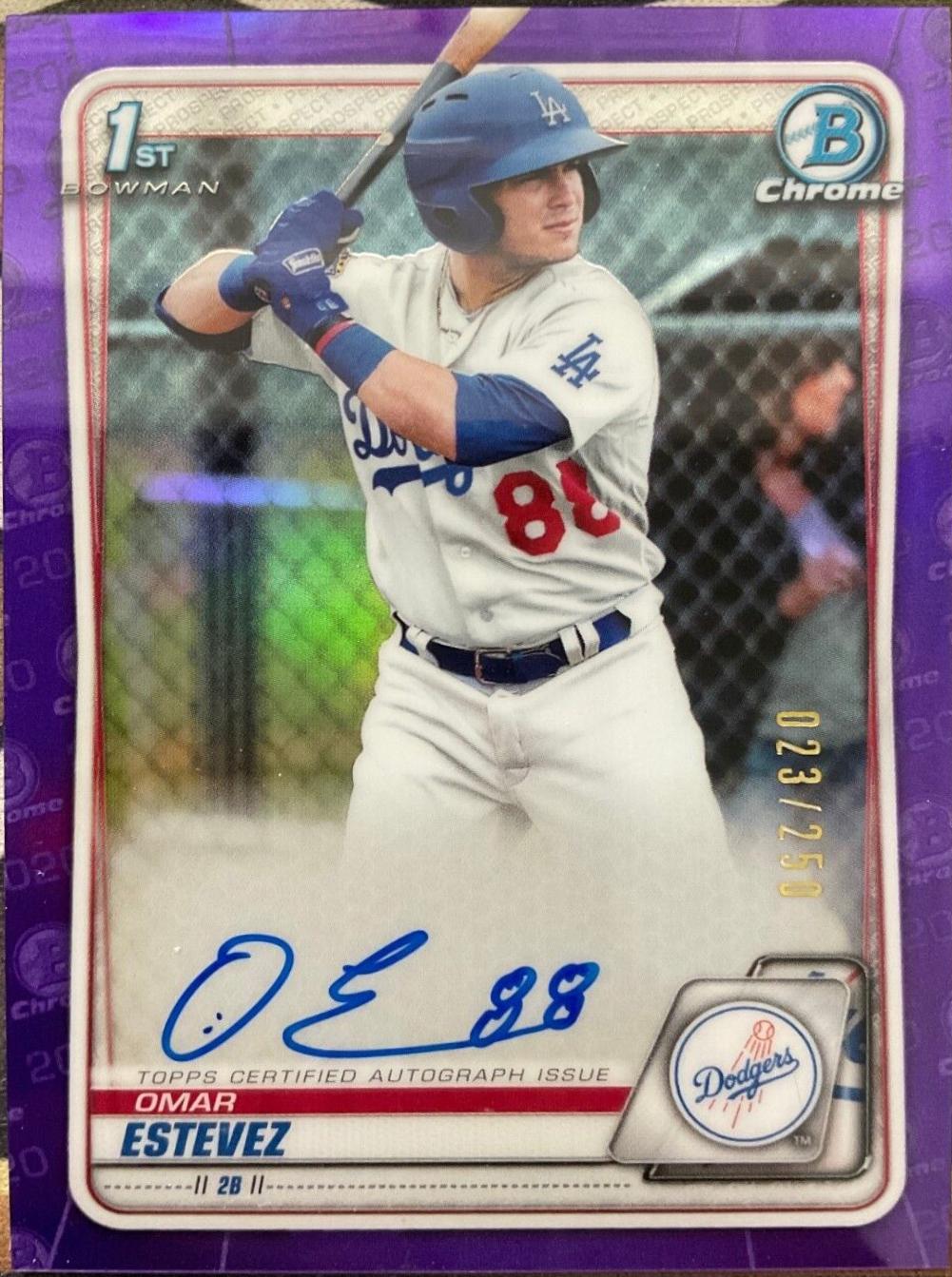 Omar Estevez [Purple Refractor] #CPA-OE