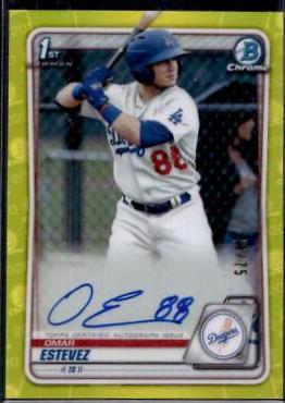 Omar Estevez [Yellow Refractor] #CPA-OE