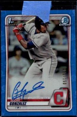 Oscar Gonzalez [Blue Refractor] #CPA-OG