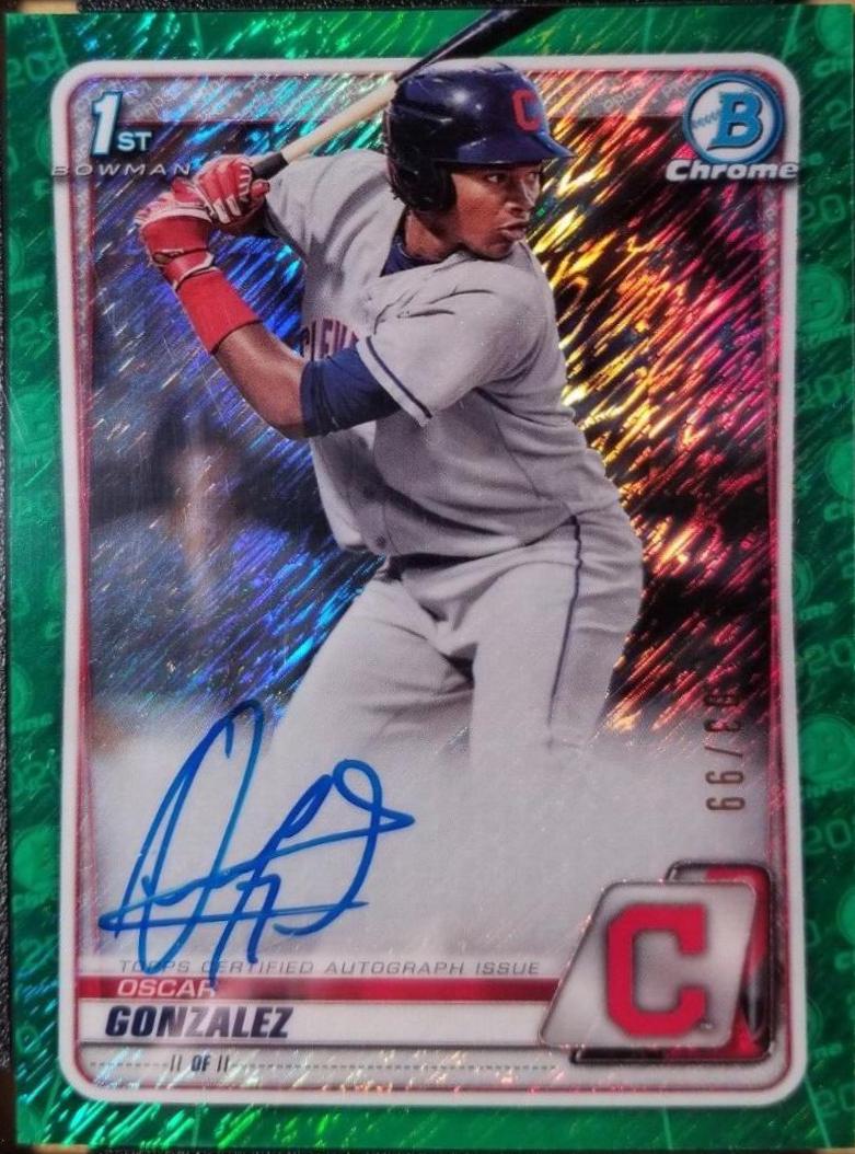 Oscar Gonzalez [Green Refractor] #CPA-OG