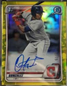 Oscar Gonzalez [Yellow Refractor] #CPA-OG
