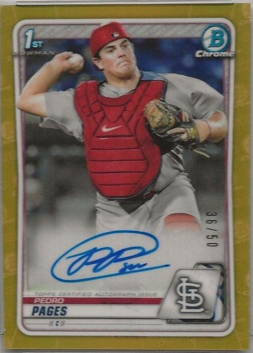 Pedro Pages [Gold Shimmer] #CPA-PP