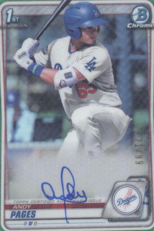 Pedro Pages [Green Refractor] #CPA-PP