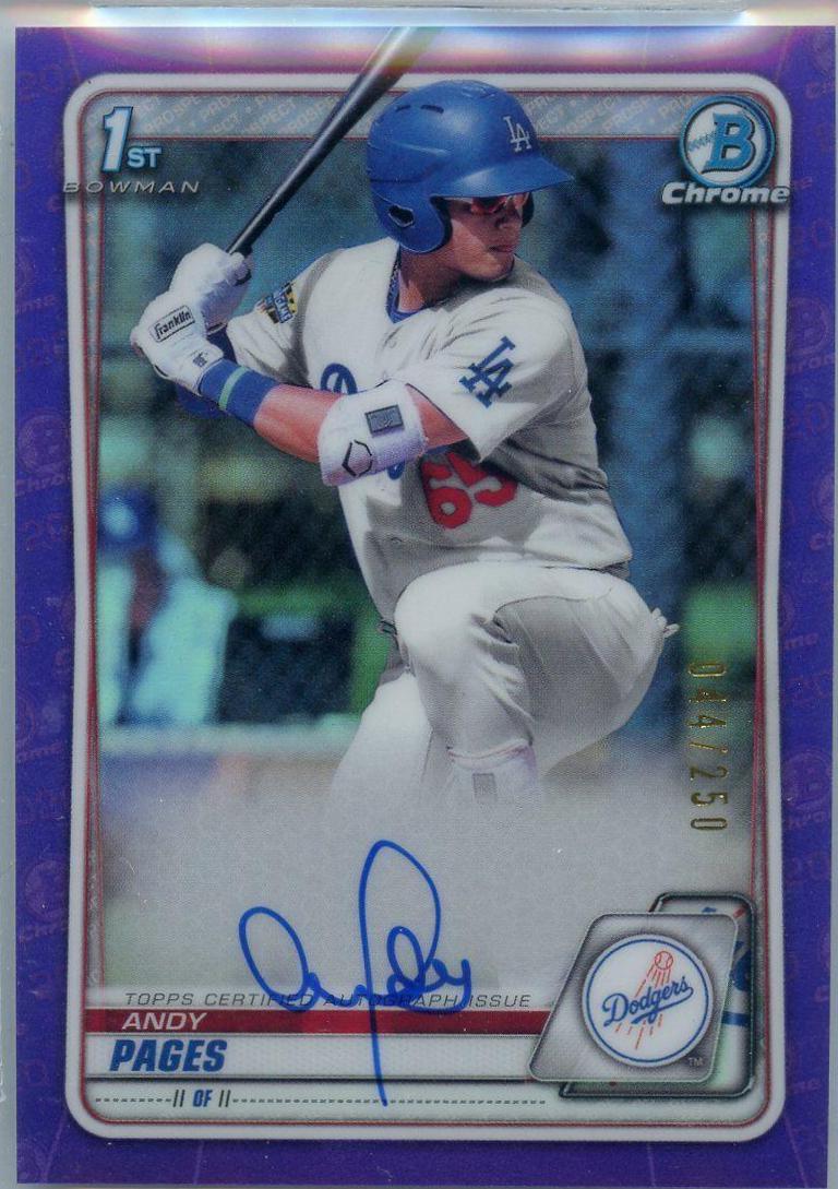 Pedro Pages [Purple Refractor] #CPA-PP