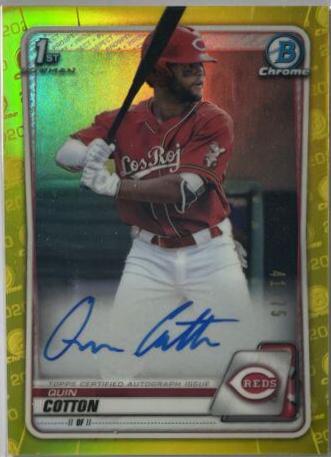 Quin Cotton [Yellow Refractor] #CPA-QC