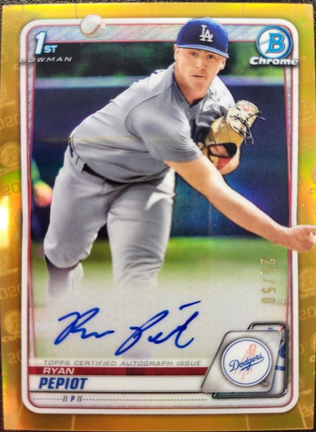 Ryan Pepiot [Gold Shimmer] #CPA-RPE