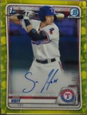 Sam Huff [Yellow Refractor] #CPA-SH