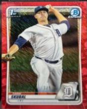 Tarik Skubal [Red Shimmer] #CPA-TS
