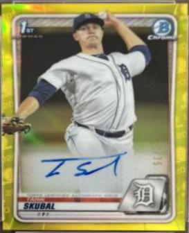 Tarik Skubal [Yellow Refractor] #CPA-TS