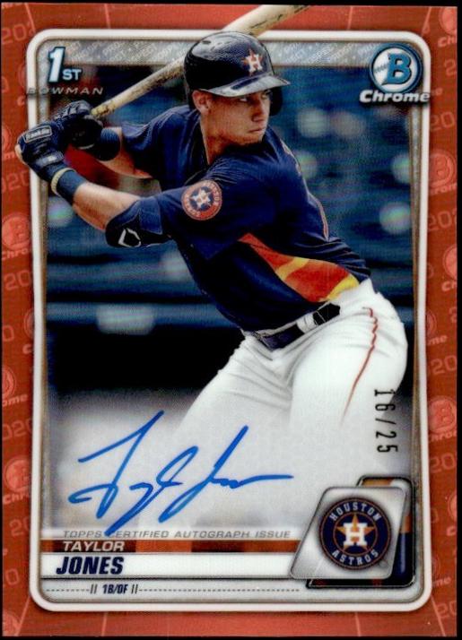 Taylor Jones [Orange Refractor] #CPA-TJ