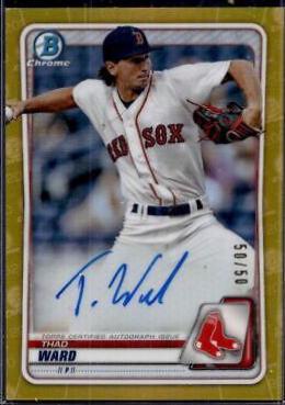 Thad Ward [Gold Refractor] #CPA-TW