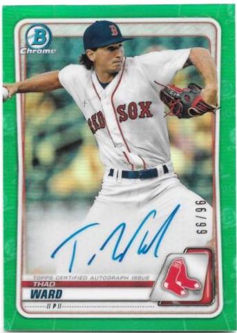 Thad Ward [Green Refractor] #CPA-TW