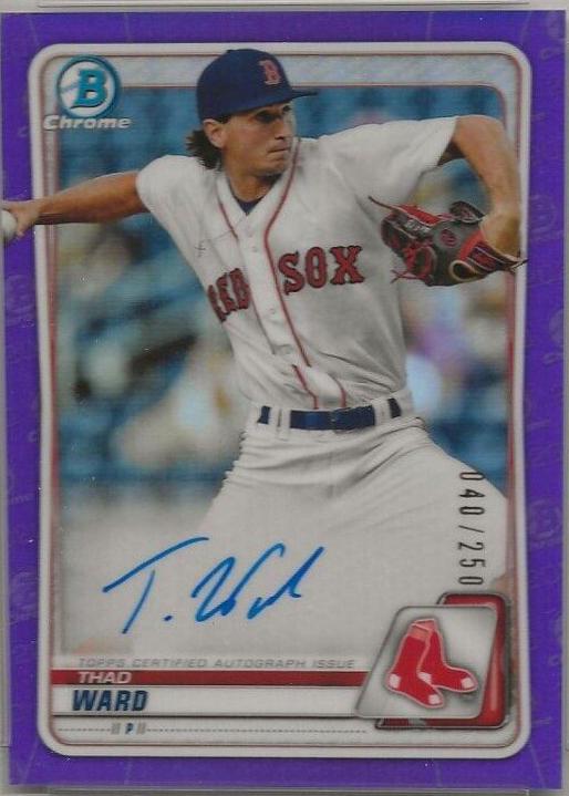 Thad Ward [Purple Refractor] #CPA-TW