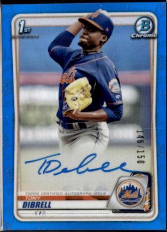 Tony Dibrell [Blue Refractor] #CPA-TD