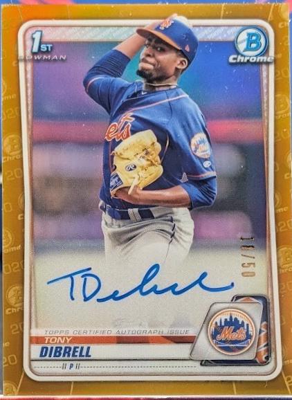 Tony Dibrell [Gold Refractor] #CPA-TD