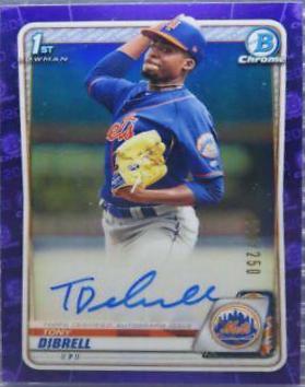 Tony Dibrell [Purple Refractor] #CPA-TD