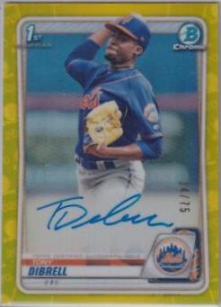 Tony Dibrell [Yellow Refractor] #CPA-TD