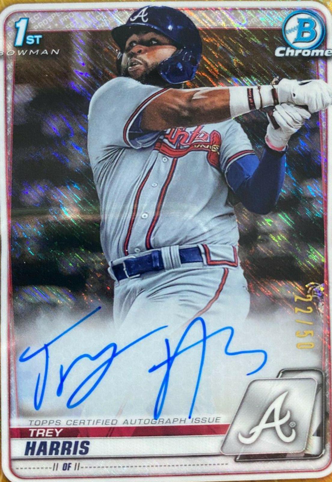 Trey Harris [Gold Refractor] #CPA-TH