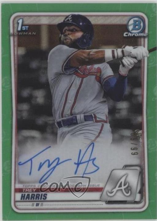Trey Harris [Green Refractor] #CPA-TH