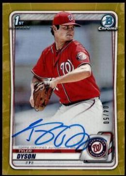 Tyler Dyson [Gold Refractor] #CPA-TDY