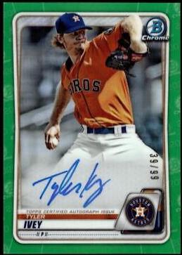 Tyler Ivey [Green Refractor] #CPA-TI