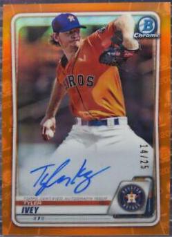 Tyler Ivey [Orange Refractor] #CPA-TI