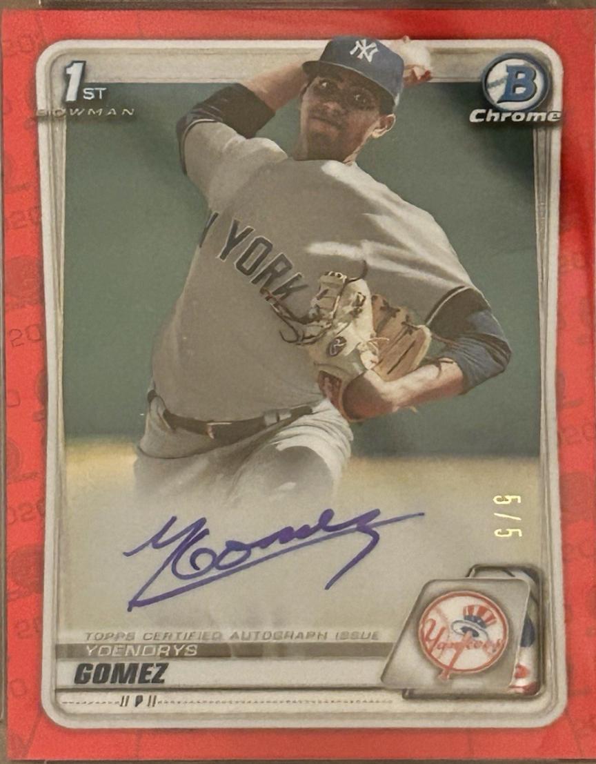 Yoendrys Gomez [Red Refractor] #CPA-YG
