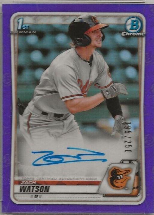 Zach Watson [Purple Refractor] #CPA-ZW