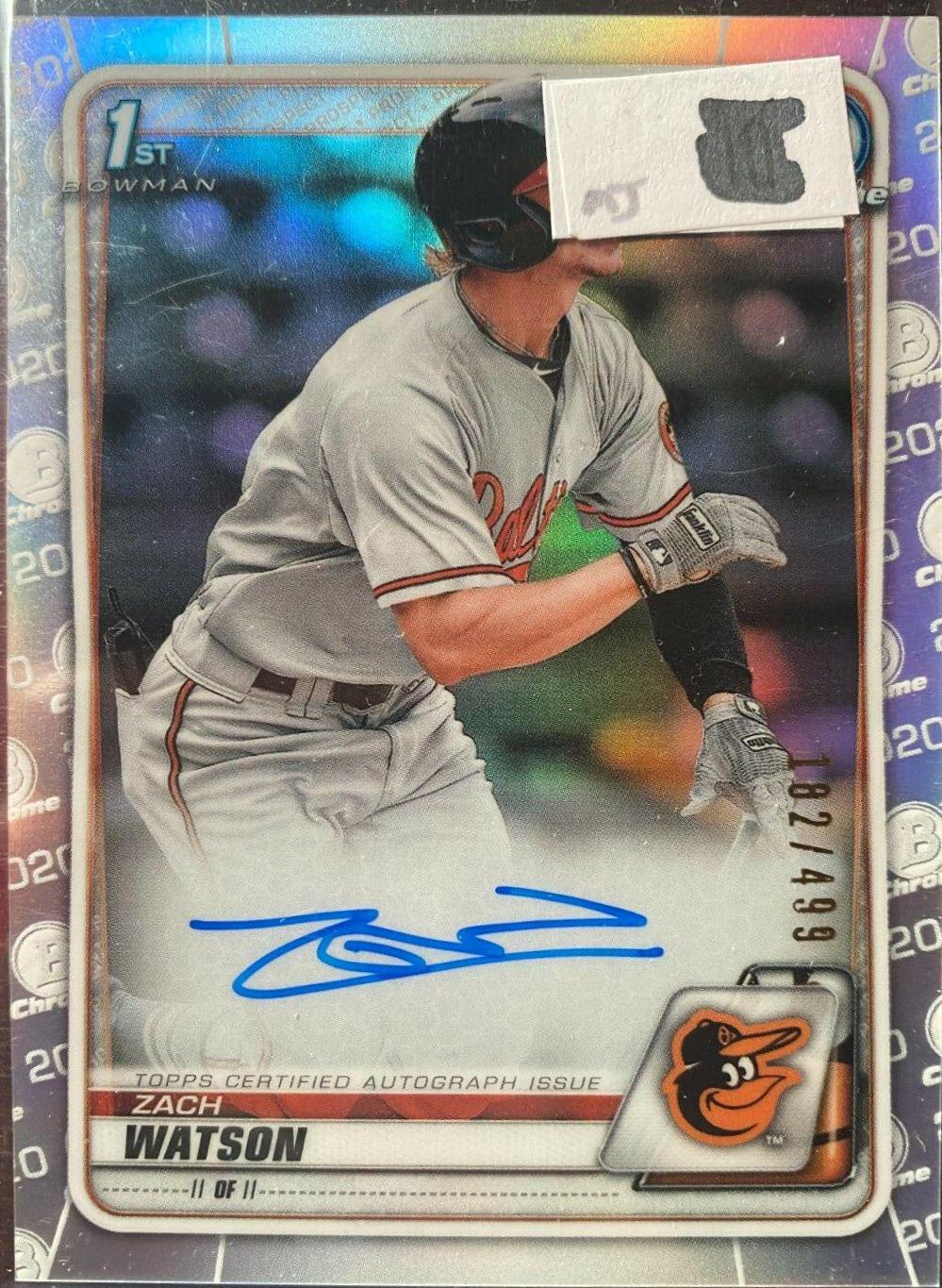 Zach Watson [Refractor] #CPA-ZW