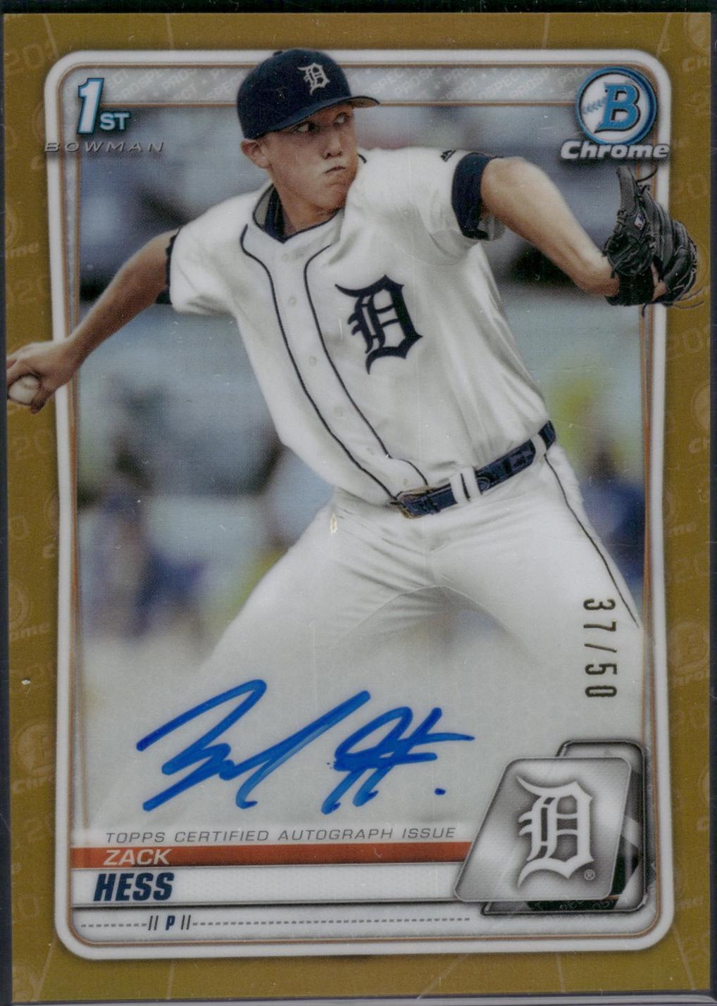 Zack Hess [Gold Refractor] #CPA-ZH