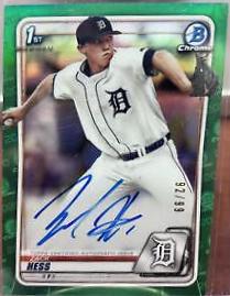 Zack Hess [Green Refractor] #CPA-ZH