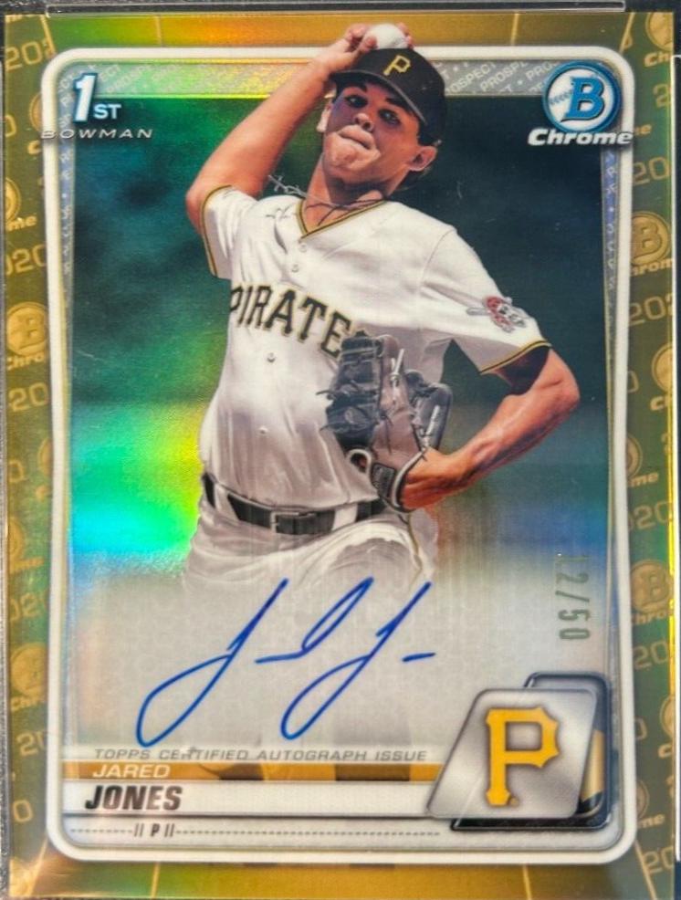 Jared Jones [Chrome Gold Refractor] #BD-70
