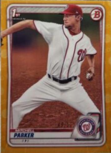 Mitchell Parker [Chrome Gold Refractor] #BD-176