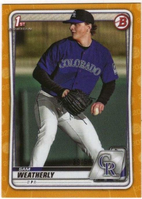 Sam Weatherly [Gold] #BD-109