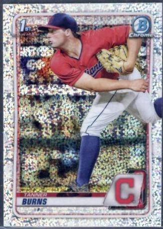 Tanner Burns [Chrome Sparkle Refractor] #BD-115