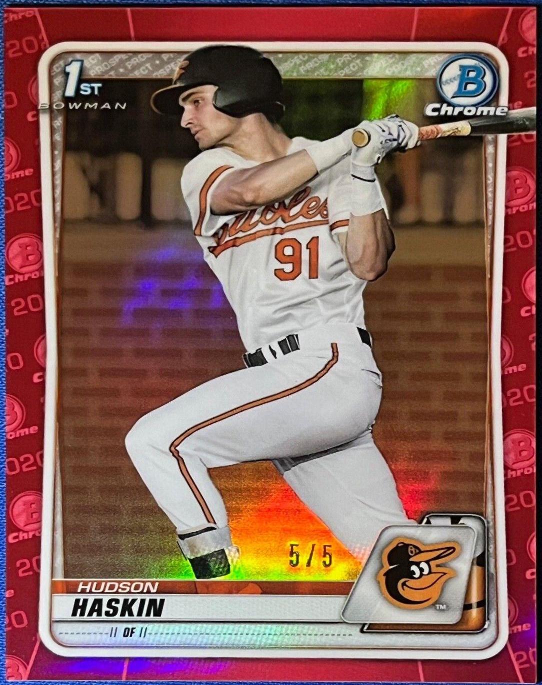 Hudson Haskin [Red Refractor] #BD-130