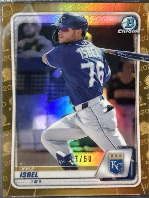 Kyle Isbel [Gold Refractor] #BD-182