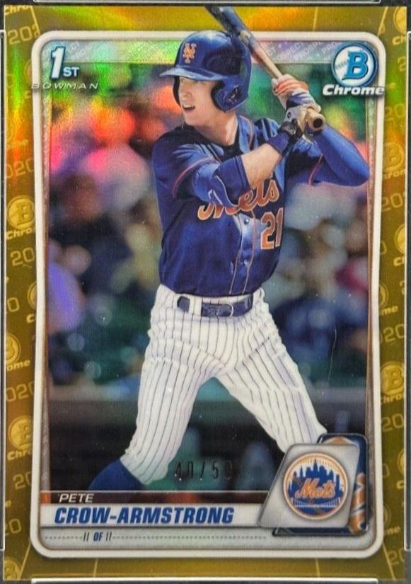 Pete Crow-Armstrong [Gold Refractor] #BD-72