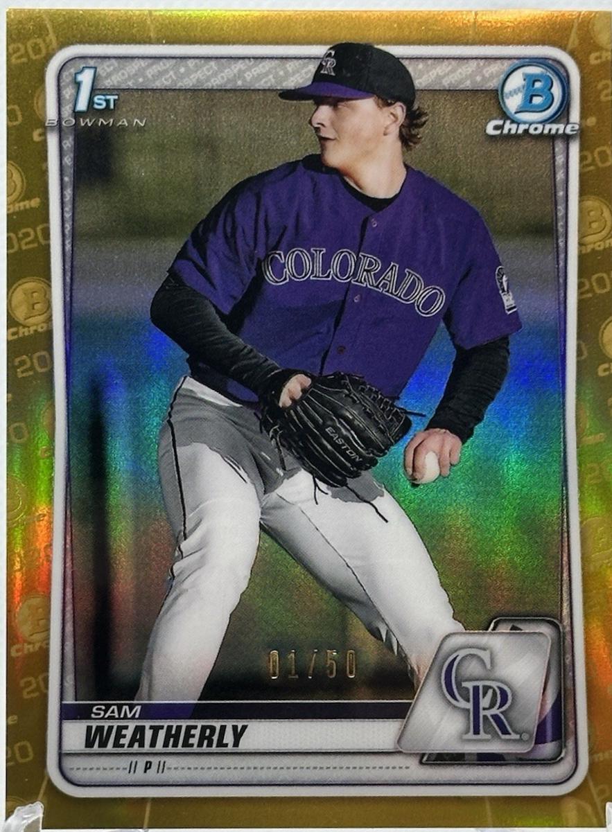 Sam Weatherly [Gold Refractor] #BD-109