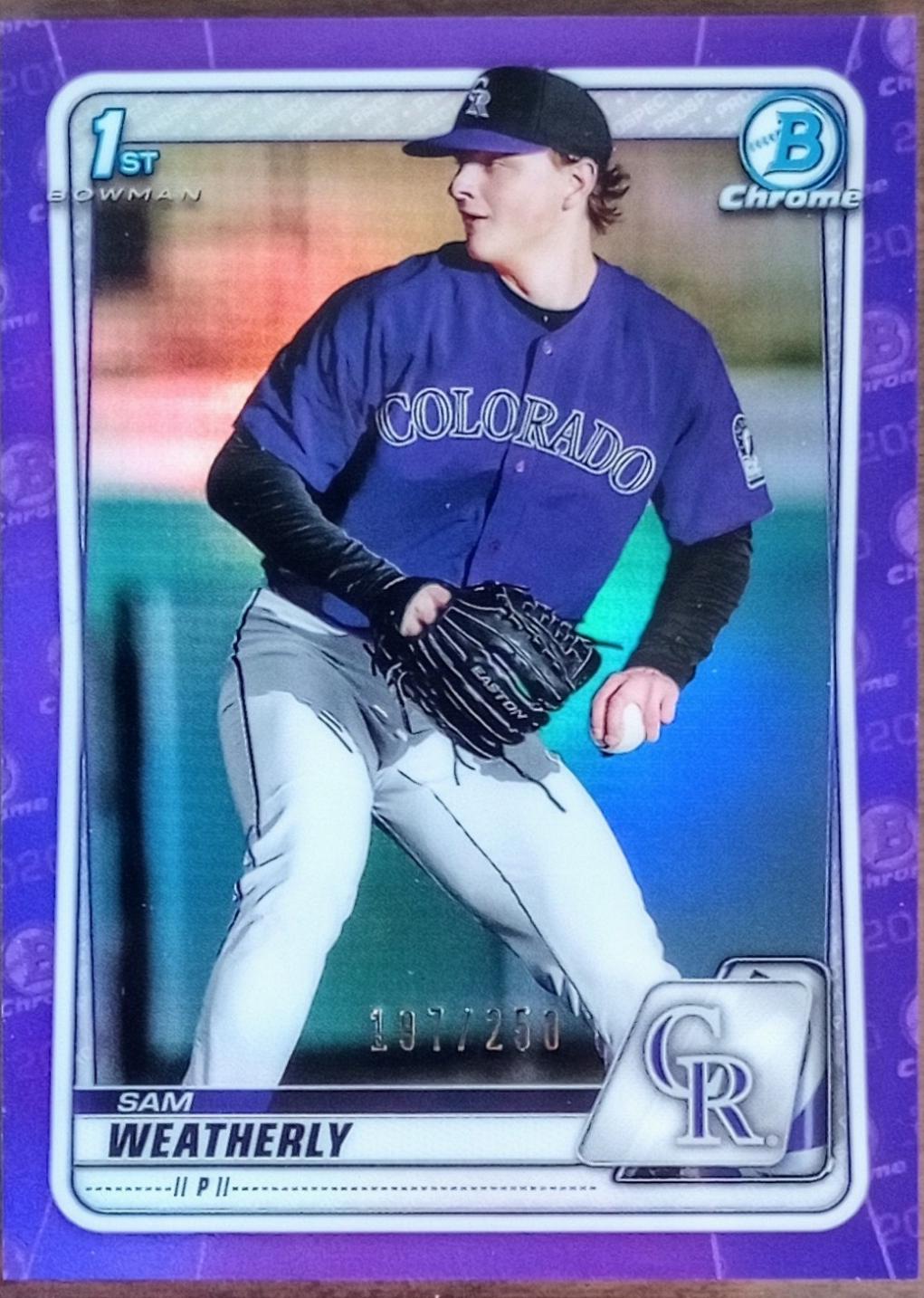 Sam Weatherly [Purple Refractor] #BD-109